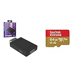 Retro-Bit Prism HDMI Adapter for Gamecube & SanDisk Extreme microSDXC 64GB + SD Adapter + Rescue Pro Deluxe 160MB/s A2 C10 V30 UHS-I U3