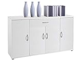 möbelando Sideboard Highboard Anrichte Kommode Standschrank Beistellschrank Lissy I