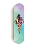DRIP Skateboards - Waffle Skulls Skateboard Deck (versch. Breiten) + Griptape/Hochwertiger Canadian Maple! 7.75' / 7.875' / 8.00' / 8.125' / 8.25' / 8.375' / 8.50' (8.375)