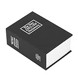 Safe Lock Box, Geld sparende Gewohnheiten Buch Aussehen Bank Safe mit zwei Schlüsseln für ID-Karte für Mü