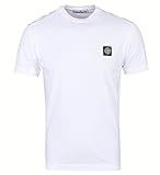 Stone Island Herren T-Shirt, Logo Gr. XXL, weiß