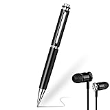 Digitales Diktiergerät, 32GB EPILUM Mini Spy Voice Recorder Pen für Konferenzen mit HD-Sprachaktivierung, Tragbare Aufnahme mit MP3-Wiedergabe mit Kopfhörern, USB Wiederaufladb