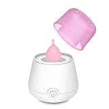 zjliudp Menstruationstassen-Sterilisator, Hochtemperatur-Dampfer für Periodentassen, Verbrühungsschutz für Menstruationstassen-Reiniger (die Tasse Nicht im Lieferumfang enthalten)