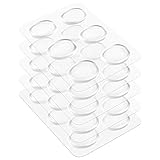 30 Stück Trommeldämpfer Pads Drum Mute Gel Trommelschalldämpfer aus ungiftig Silikon für Schlagzeug Klangregelung Transp