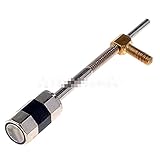 Jingshi SYUCHENG 20 stücke Violine Bogen Silber Schwarz Top Schraube und Eye 4/4 Größe V