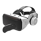 VR Brille Headsets Handy, Virtual Reality Brille 3D VR Headset Videobrillen für 3D Gaming Filme Videospiele Spiele für iPhone 13 12 11 Pro Max Mini X R S 8 7 für Android Samsung 4.7-6.7' Smartp