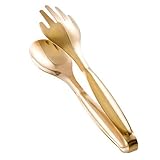 EYHLKM Edelstahl Lebensmittelzange Gold Küchenutensilien Buffet Kochen Werkzeuge BBQ Clips Brot Steak Zang