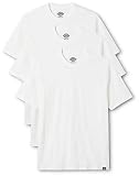 Dickies Herren Rundhals T-Shirt, 3er Pack, Weiß, L
