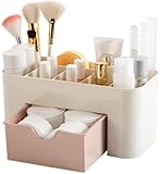 Kosmetik-Organizer, Aufbewahrungsbox für Schreibtisch, Make-up, Schublade, Aufbewahrungsbox (Rosa)