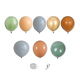 Mogzank 155 StüCk Avocado GrüNe Ballons Girlande Arch Kit Retro GrüN Chorme Gold Latex Globos Geburtstag Valentinstag H