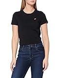 Levi's Damen Perfect Tee T-Shirt, Schwarz (Mineral Black 0008), X-Larg