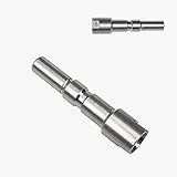 1/4' Hochdruckreiniger Seifenspender Adapter Schnee Schaumlanze Kanone Jet Wash Schaumsprüher Topf Flasche Edelstahl Kupplung Verbinder Kompatibel mit Nilfisk/Kew/Alto Wap Calm Schaumk