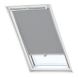 Froadp P06/406 Verdunkelungs Rollos Sonnenschutz Thermorollos Hitzeschutz Velux Jalousien für Dachfenster Fensterdekoration Springrollos GDL/GGL/GGU/GPL/GPU/GXU(77,5×94cm)