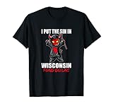 Sin in Wisconsin Fond Du Lac Halloween WI Süßes oder Saures T-S