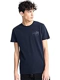 Superdry Herren VL Premium Goods Tonal Injection Tee T-Shirt, Blau (Eclipse Navy 98T), L