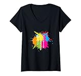Damen Schnitzmesser I Holz Schnitzen Schnitzer Holzbearbeiter T-Shirt mit V