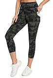 Rrosseyz Leggings für Frauen, Bauchkontrolle, hohe Taille, Hose mit Taschen für Yoga, Laufen, Workout - - XX-Larg