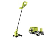 Ryobi Akku-Rasentrimmer Set mit Akku + Ladegerät ONE+ 18V OLT1825M F