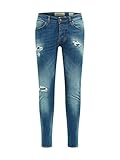 Tigha Herren Jeans Morten Blau 33/34