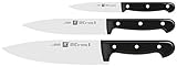 ZWILLING Messer-Set, 3-tlg., Spick-/Garniermesser, Kochmesser, Fleischmesser, Rostfreier Spezialstahl/Kunststoff-Griff, Twin C