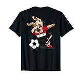 Dabbing Dog Syrien Fußball-Fans Trikot Syrische Fußballliebhaber T-S