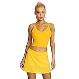 QUEENIEKE Frauen Sport-BH Longline gepolsterte BH Fitness Workout Laufen Shirts Yoga Top S S