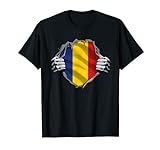 Super Rumänische Heritage Stolze Rumänien-Flagge T-S