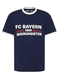 FC Bayern München T-Shirt Rekordmeister Navy, XL