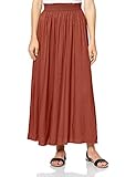 ONLY NOS Damen Onlvenedig Paperbag Long Skirt Wvn Noos Rock, Rot (Henna), L