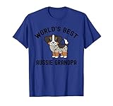World's Best Australian Shepherd Grandpa Hund T-S