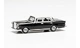 herpa 430739-002 Mercedes-Benz 200 Heckflosse, schwarz/weiÃŸ - 1:87