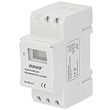 ORNO PRE-414 Elektronische Zeitschaltuhr für DIN-Schiene, 3600W, 16 Ein / Aus-Prog