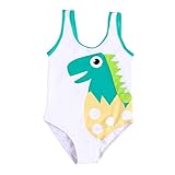 JERFER Mädchen Bademode Badeset Blumen mit UV-Schutz A100