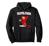 Teufelchen Kinder Kostüm Teufel Dreizack Karneval Fasching Pullover H