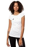 FellHerz Konfettimädchen weiß - M - süßes Damen T-Shirt aus 100% Bio-Baumwolle unter fairen Bedingungen hergestellt, nachhaltig, vegan, ökologisch,