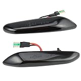 Runtodo Dynamisch fließende LED-Blinker, Seitenmarkierungsleuchten für E46, E90, E91, E92, E93, E60, 2 Stück