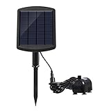 SXYLQFG Solar Wasser Bürstenlose Wasserpumpe Für Brunnen Garten Kleine Art Solarstrom Brunnen Pool Garten Landschaft Aquarium Wasserpump