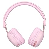 Annadue Kabelloses Over-Ear-Headset Bluetooth-Kopfhörer mit Noise Cancelling-Gaming-Headset Over-Ear Faltbare Deep-Bass-Wireless-Headsets für Laptop-PC, PS4 Xbox One(Rosa)