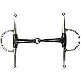 JP Korsteel süÃŸes Eisen einfach gebrochene Knebeltrense (140mm) (Silber)
