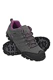 Mountain Warehouse Belfour wasserfeste Damen-Schuhe - leichte, wasserdichte und atmungsaktive Lauf-, Fitness- und Wanderschuhe mit Dämpfung für Damen, perfekt zum Reisen Grau 39 EU