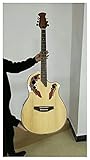 Baimelong Massive fichte Holz akustische elektrische Gitarre volle größe 41 cm facoTrytrapelochgitarren guitarra für Spieler an Allen Bühnen geeignet. BAIMENGLONG (Color : Guitar, Size : 41 inches)