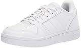 adidas Women's Post Up Basketball Shoe, White/White/Grey, 8