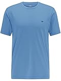 Herren T-Shirt Rundhalsausschnitt aus Reiner Premium Baumwolle in Basic Unifarben - Shirt in Crew O-Neck
