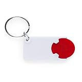 BigBuy Accessories Unisex-Erwachsene 144669 Schlüsselanhänger, Rojo, 2.8 x 5.1 x 0.4 C