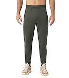 LAPASA Herren Trainingshose Reißverschlusstaschen Jogginghose Fußballhose Fitness Hosen Sportswear Hosen M106