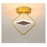 Nordic Balcony Pendant Lights Modern Minimalist Entrance Hall Hanging Lights Ceiling Wardrobe Bedroom Aisle Stairs Light (Color : Dia18H22cm-A Size : WarmLight) (Dia23h26cm b)