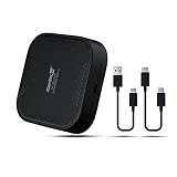 CarlinKit Ai Box Wireless CarPlay, unterstützt 4G Cellular, Wireless Android Auto, Konvertieren Sie kabelgebundenes CarPlay auf Android-System, 4 + 64 G, Snapdragon 8 Core Prozessor, Dual B