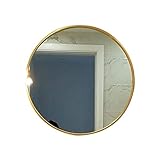 ZGJYSP Wandspiegel für Wohnzimmer Gold Eisen Wandbehang Badezimmerspiegel Runder Spiegel Schminkspiegel Badezimmerspiegel für Flur Flur(Größe:70cm)(Größe:70cm)(80cm)(70cm)