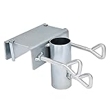 BEAUTYBIGBANG Schirmständer,Sonnenschirmhalter Balkongeländer, Balkon Regenschirmklemme Sonnenschirm Decking Halterung Ständer für Garten, Terrasse, Balkon, G