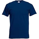Fruit of the Loom Herren Original T. T-Shirt, Marineblau, XXL